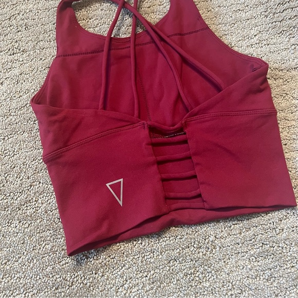 high neck long line bra size small - Picture 3 of 7